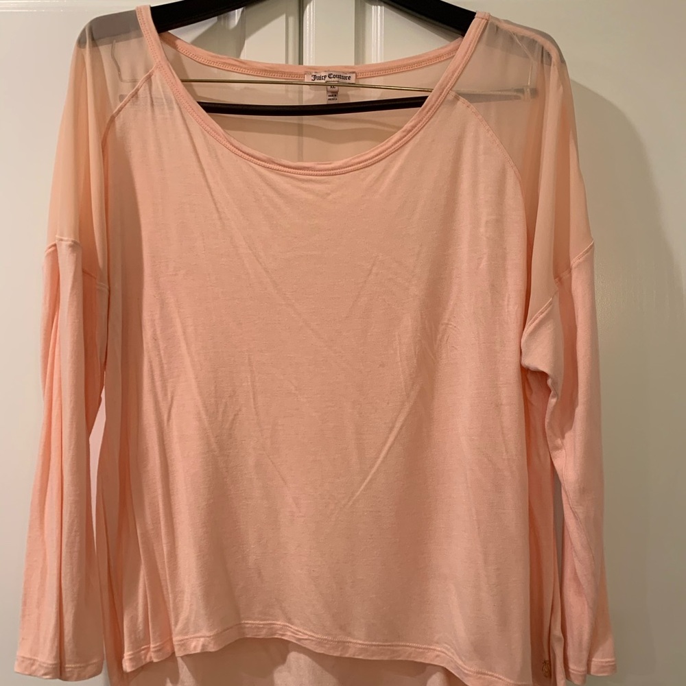 Juicy Couture XL Pink Cropped top